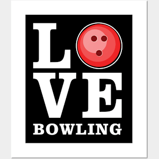 Love Bowling Posters and Art